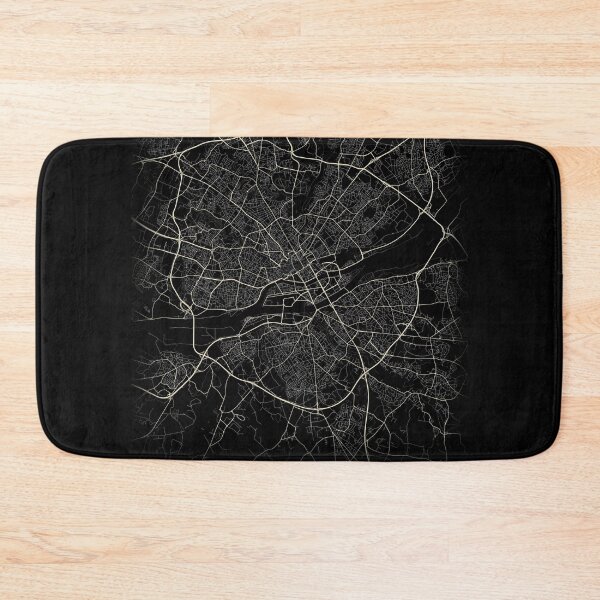 Item preview, Map of Nantes Black and white designed and sold by Jerhus.