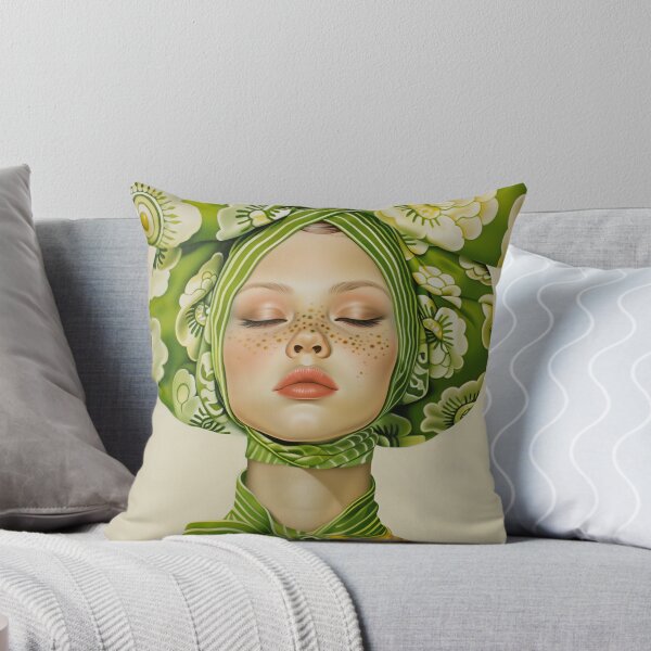 Item preview, Green Flowers On Your Head designed and sold by junkydotcom.