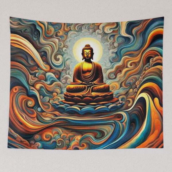 Item preview, Buddha transcending turbulence designed and sold by George Hutton Hunter.