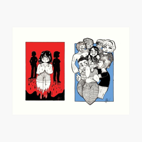 Conversation Two Art Print