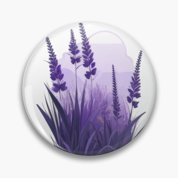 Item preview, 1. Minimal Purple Grass Bushes (1156) designed and sold by WASjourney.