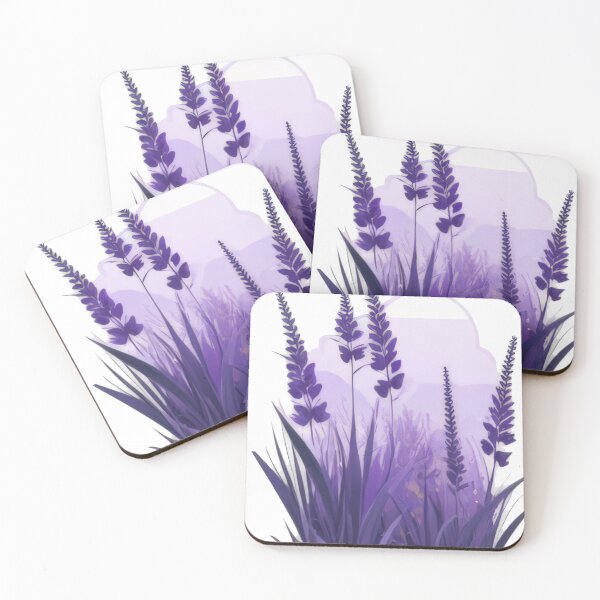 Item preview, 1. Minimal Purple Grass Bushes (1156) designed and sold by WASjourney.