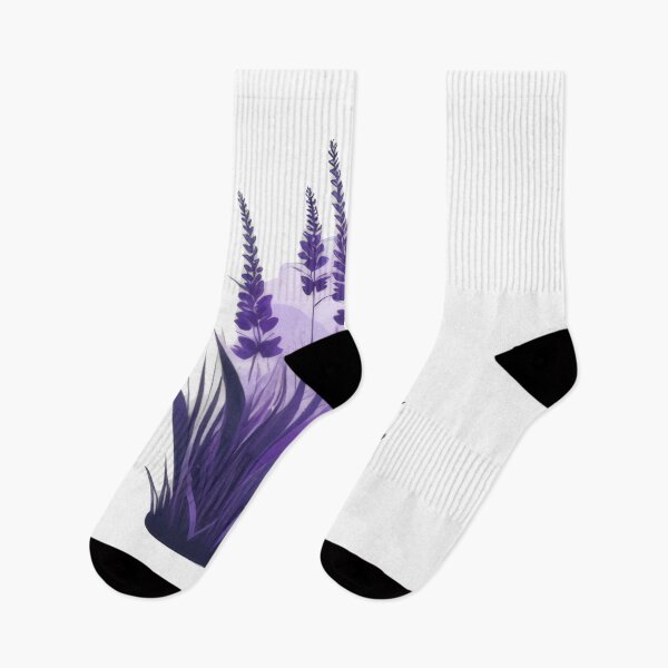 Item preview, 1. Minimal Purple Grass Bushes (1156) designed and sold by WASjourney.