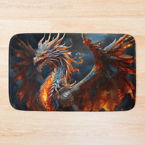 Item preview, Dragon Phoenix Griffin | Majestic Fusion of Power and Renewal designed and sold by MysticFable.