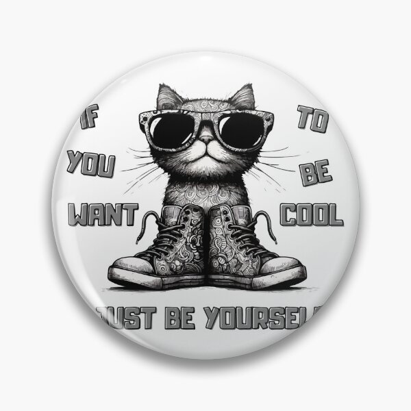 Item preview, If You Want To Be Cool Just Be designed and sold by TomFrontierArt.