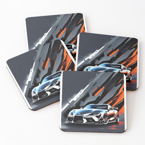Artikelvorschau, Toyota Supra Abstract poster design entworfen und verkauft von Salimgor Hangaround Music.
