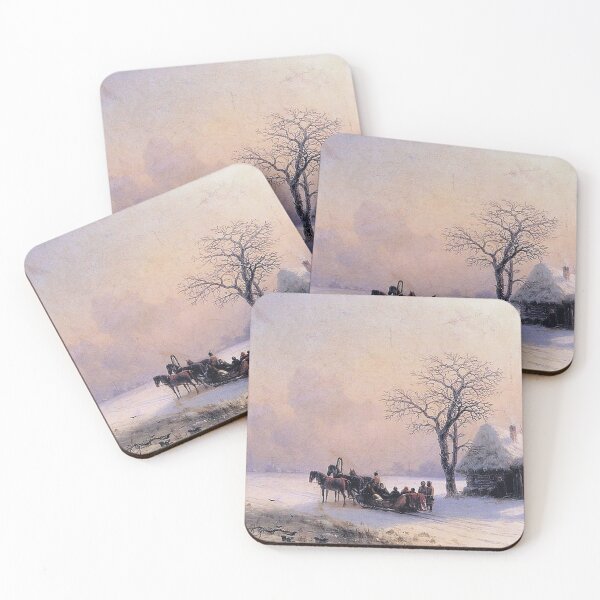 Item preview, Winter Scene in Little Russia designed and sold by tomorrowsart.