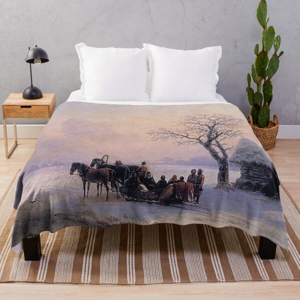 Item preview, Winter Scene in Little Russia designed and sold by tomorrowsart.
