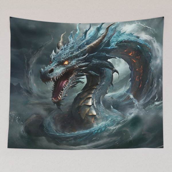 Item preview, Elemental Cyclone Serpent | Stormbringer of the Seas designed and sold by MysticFable.