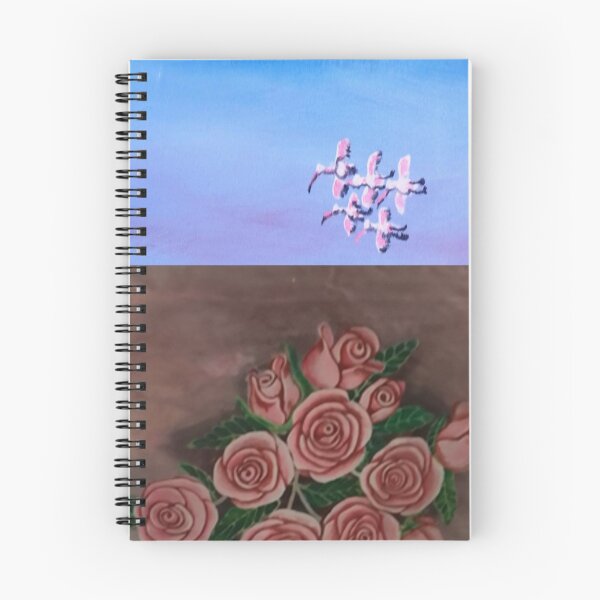 Item preview, Flamingos fly in roses to mark the occasion designed and sold by annenambiro.