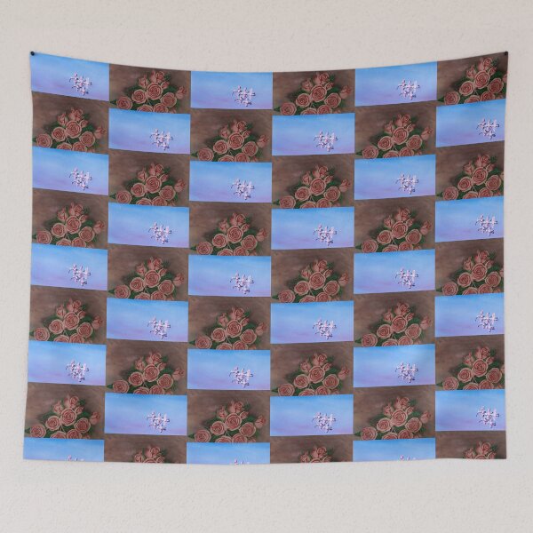 Item preview, Flamingos fly in roses to mark the occasion designed and sold by annenambiro.