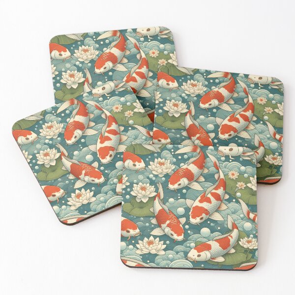 Item preview, Elegant Nishikigoi: Japanese Koi Fish Pattern designed and sold by Rui Fernandes.