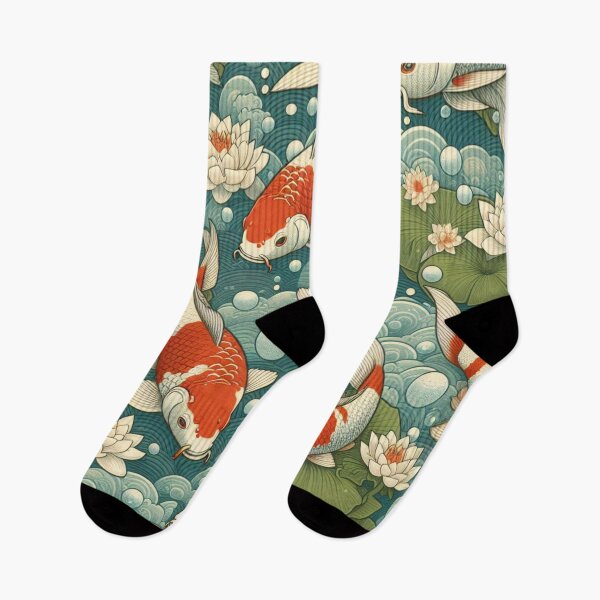 Item preview, Elegant Nishikigoi: Japanese Koi Fish Pattern designed and sold by Rui Fernandes.