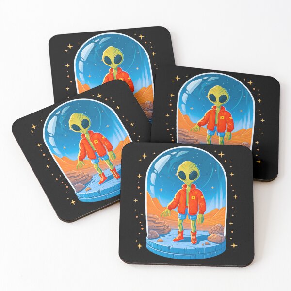 Item preview, little cool alien designed and sold by nataliamartini.