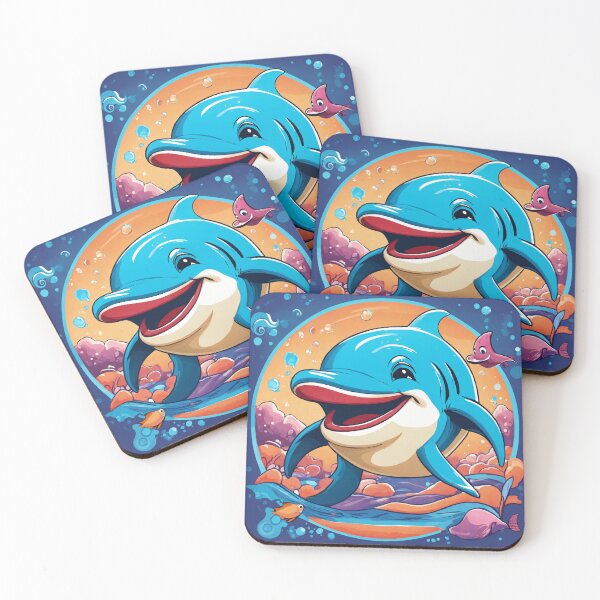 Item preview, Dolphin Dreams: A Playful Ocean Adventure designed and sold by Vrush83.