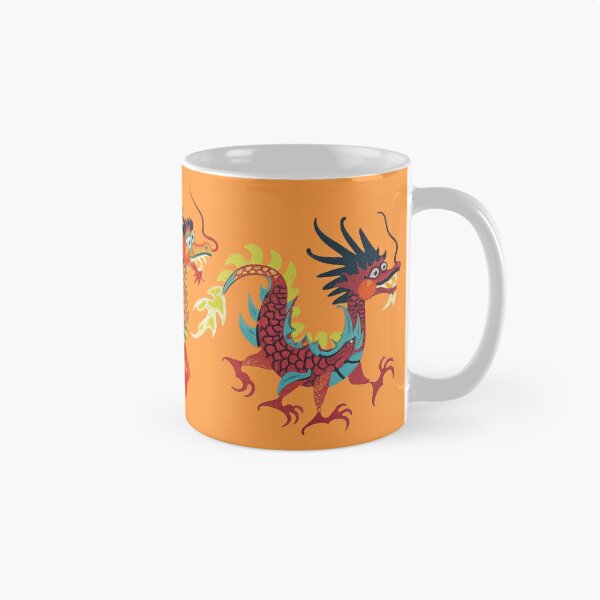 Item preview, orange dragon designed and sold by PricklyPeanut.
