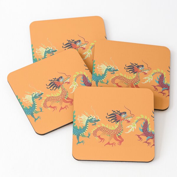Item preview, orange dragon designed and sold by PricklyPeanut.