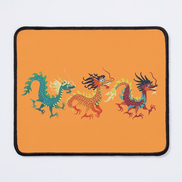 Item preview, orange dragon designed and sold by PricklyPeanut.