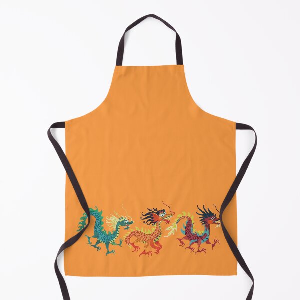 Item preview, orange dragon designed and sold by PricklyPeanut.
