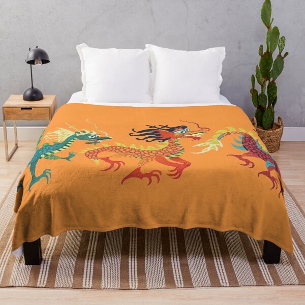 Item preview, orange dragon designed and sold by PricklyPeanut.