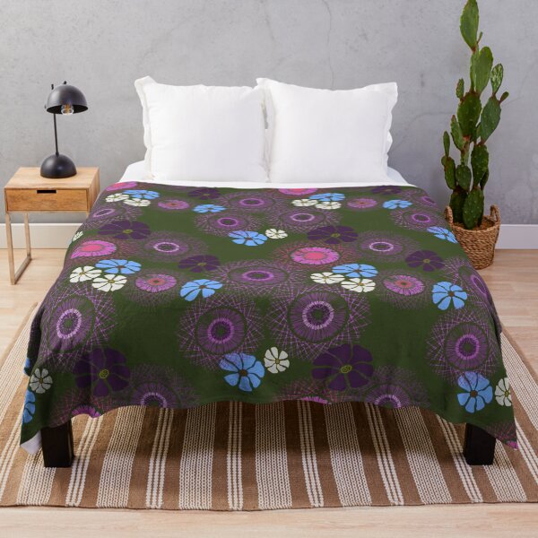 Item preview, The Flower Field - Dark Green designed and sold by ncxadair.