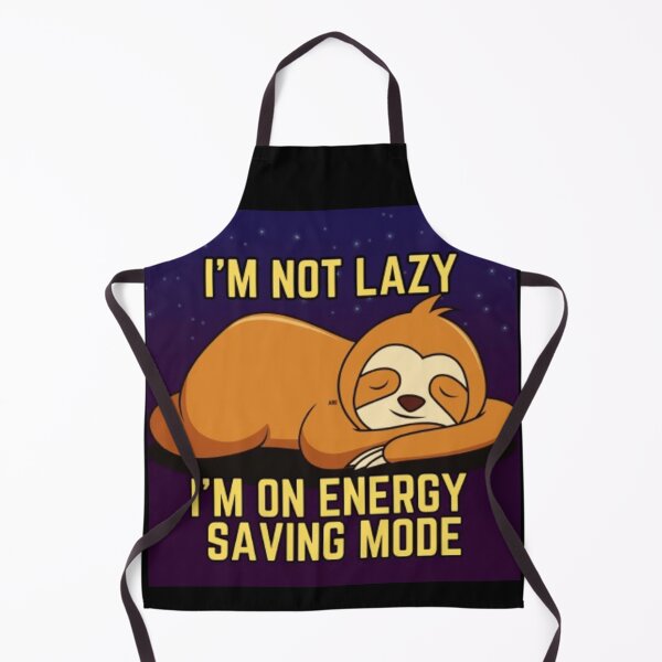 Item preview, I'm Not Lazy, I'm On Energy Saving Mode - Cute Sloth Print designed and sold by TGAL2.