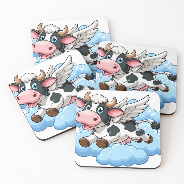 Item preview, cow fly on cloud designed and sold by MzulhilmiZam.