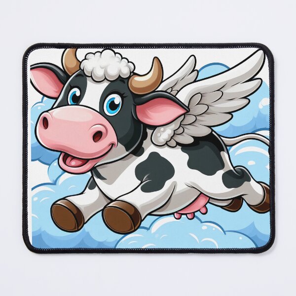 Item preview, cow fly on cloud designed and sold by MzulhilmiZam.