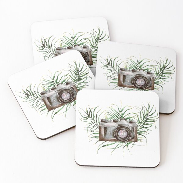 Item preview,  photographic camera, camera in watercolor designed and sold by ginochris72.