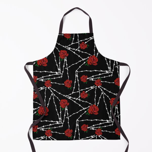 Item preview, Goth Barbed Wire Red Roses Pattern designed and sold by HotHibiscus.