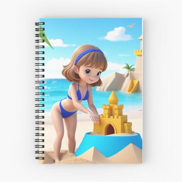 Item preview, Shanae Building a Sand Castle designed and sold by ArtsyTeegee.