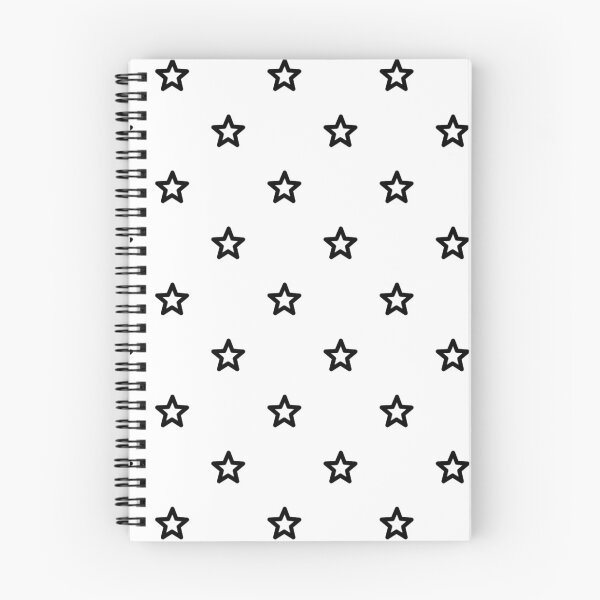 Item preview, Black White Five-Pointed Stars Night Sky Constellations Starlight Minimalist Simple Timeless Pattern designed and sold by PenguinForests.