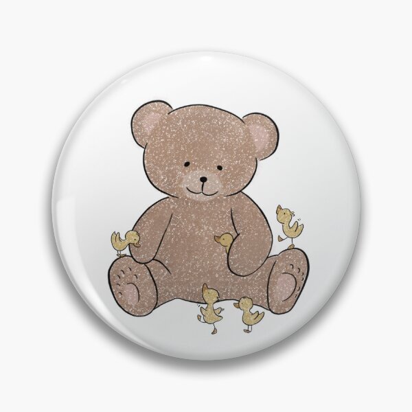 Item preview, Happy bear and chicks designed and sold by Squirrel Artwork.