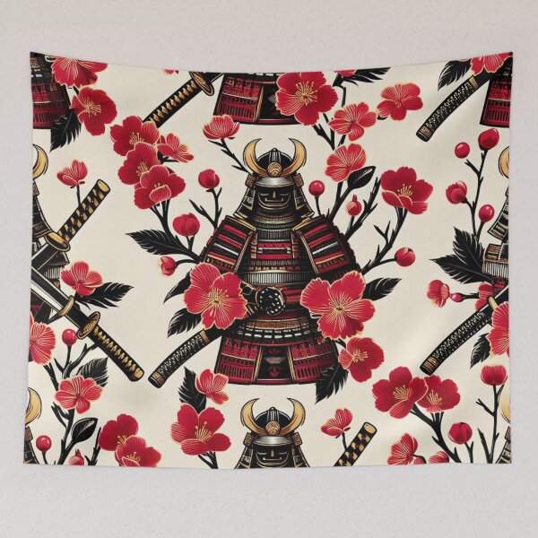 Item preview, Noble Samurai: Japanese Warrior Pattern designed and sold by Rui Fernandes.