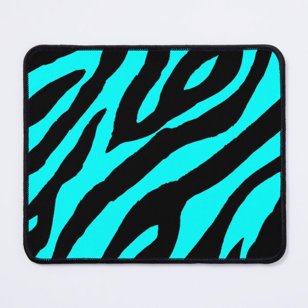 Item preview, Abstract Black and Teal Blue Zebra Striped designed and sold by Funwaytrend.