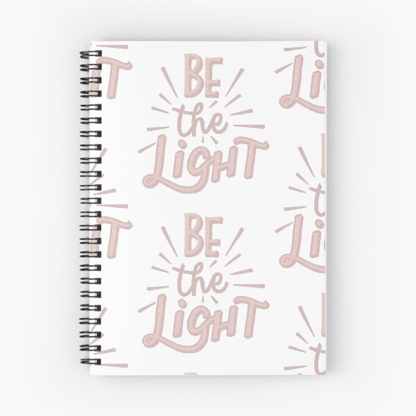 Item preview, Be the Light - Matthew 5:14-16 - Rose Neutral Pink Color - Inspirational Christian Art designed and sold by HahaHandlesHub.