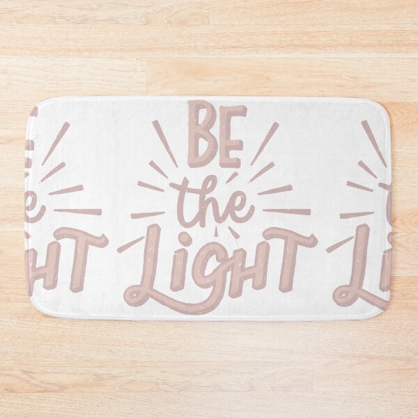 Item preview, Be the Light - Matthew 5:14-16 - Rose Neutral Pink Color - Inspirational Christian Art designed and sold by HahaHandlesHub.