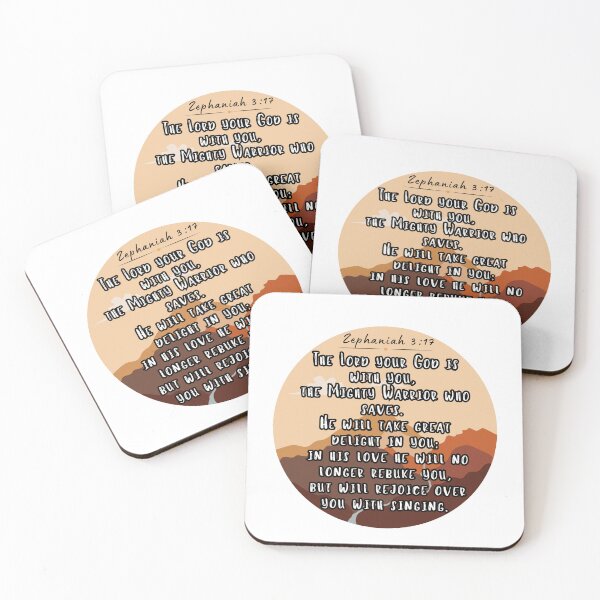 Item preview, Zephaniah 3:17 Sticker / T Shirt designed and sold by Designsleashed.