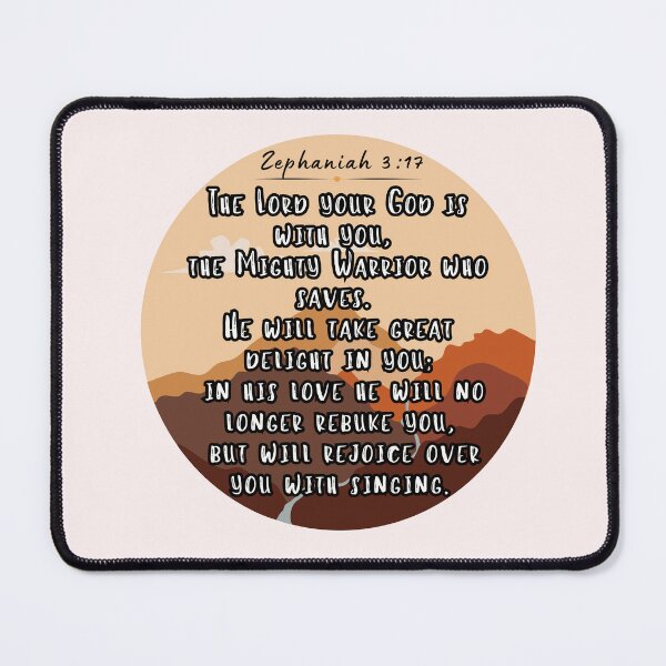 Item preview, Zephaniah 3:17 Sticker / T Shirt designed and sold by Designsleashed.