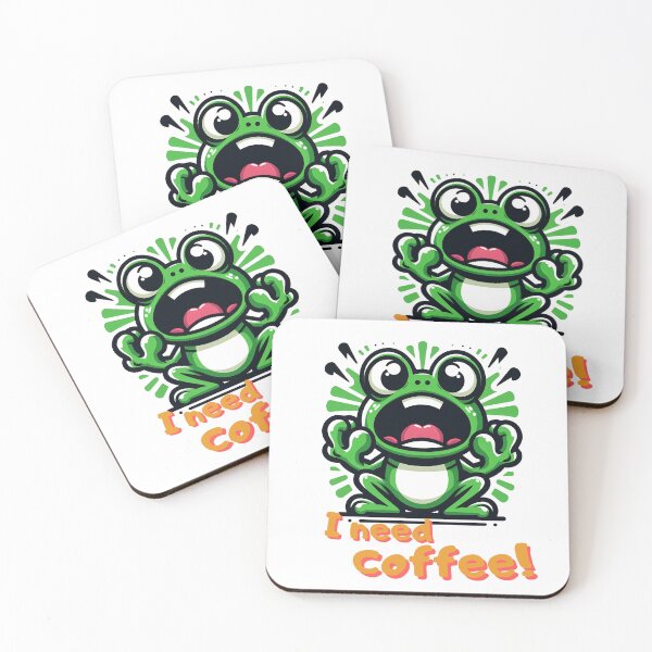 Item preview, Copy of screaming froggy: Coffee Withdrawal Symptoms designed and sold by Digital Dreams Arts.