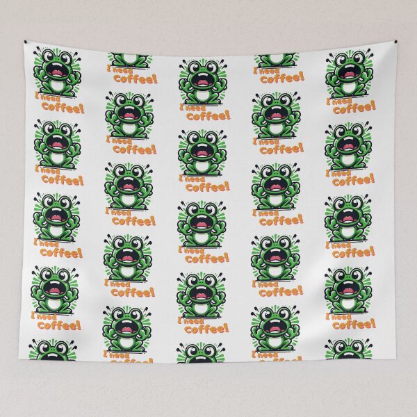 Item preview, Copy of screaming froggy: Coffee Withdrawal Symptoms designed and sold by Digital Dreams Arts.