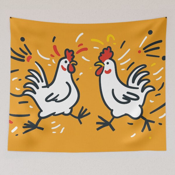Item preview, dancing chicken designed and sold by PricklyPeanut.