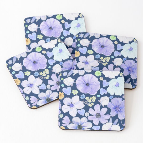 Item preview, Joyous Purpelish Flower pattern designed and sold by HanliesArt.