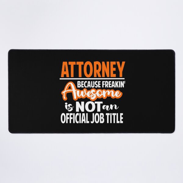 Item preview, Attorney designed and sold by Colorfulman.
