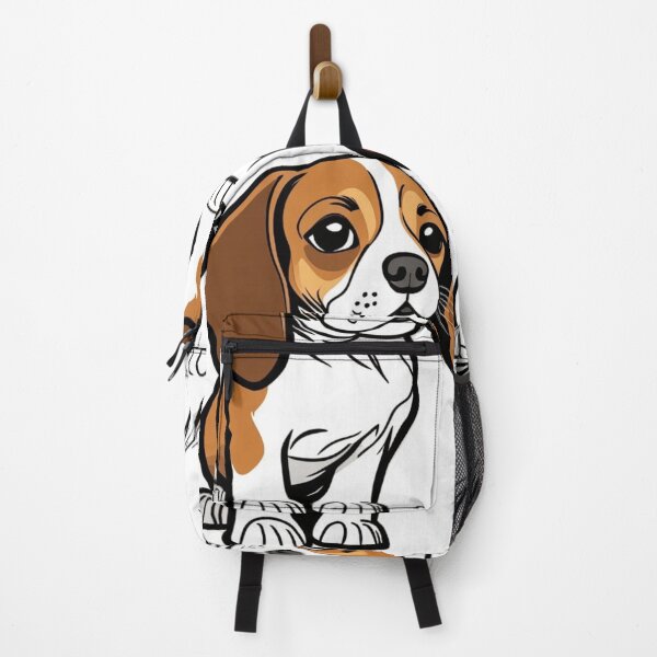Item preview, Beagle Puppy Illustration Minimalist Dog Drawing Cute Portrait designed and sold by Michael Voyler.
