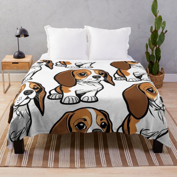 Item preview, Beagle Puppy Illustration Minimalist Dog Drawing Cute Portrait designed and sold by Michael Voyler.