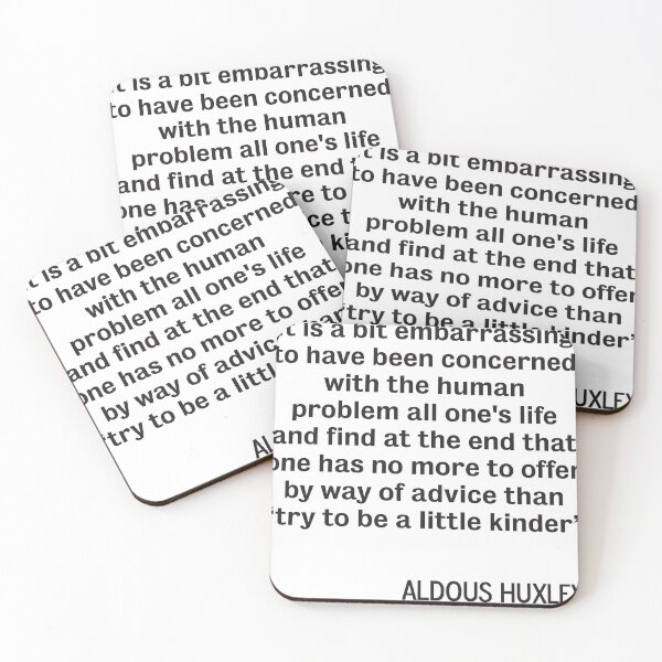 Item preview, Aldous Huxley quote "Be Kind" designed and sold by DJVYEATES.