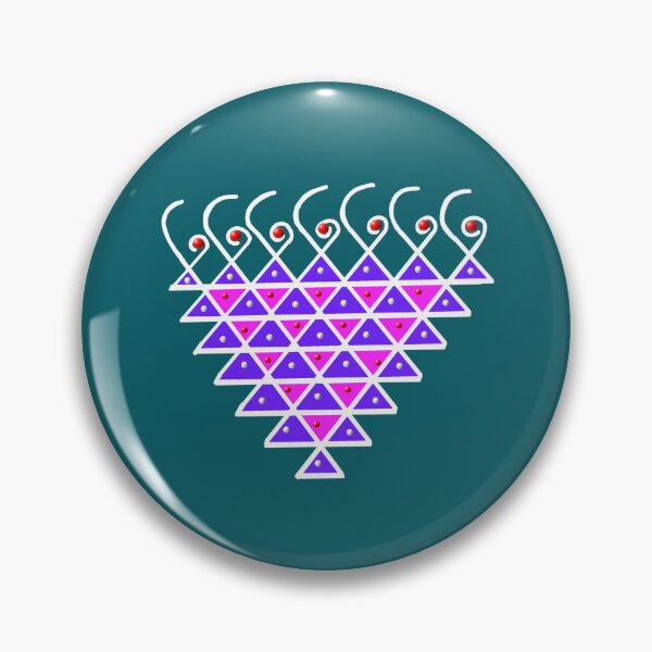 Item preview, Saraswati Kolam - Dot kolam/muggu/sikku kolam designed and sold by ShreecreatE.