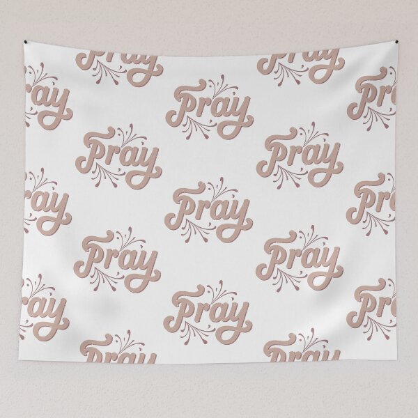 Item preview, Philippians 4:67 Christian Typography - Pray designed and sold by HahaHandlesHub.
