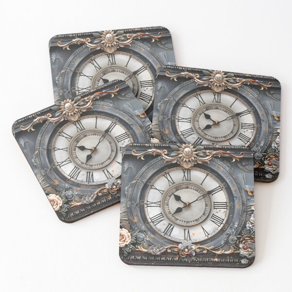 Item preview, Gear White Clock mechanism system designed and sold by WitoonShop.